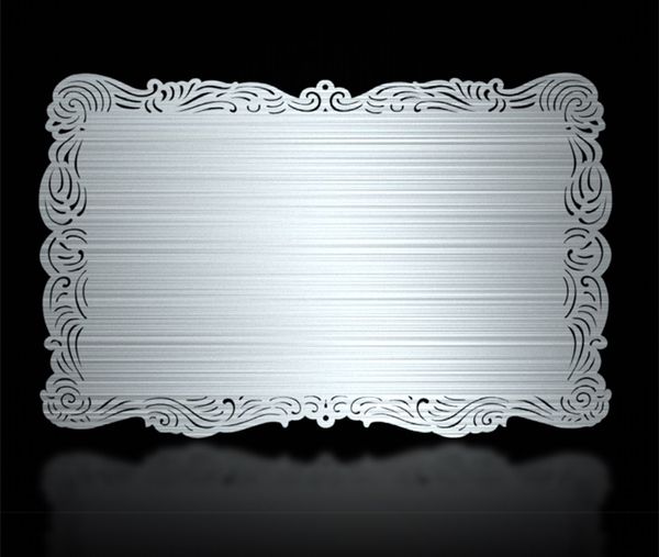 

blank stainless steel metal business card wholesale custom
