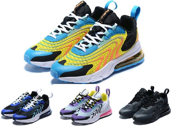 

2020 new react 270s men women running shoes stock cactus trails bauhaus triple black white oreo mens trainer sport sneaker size 36-45