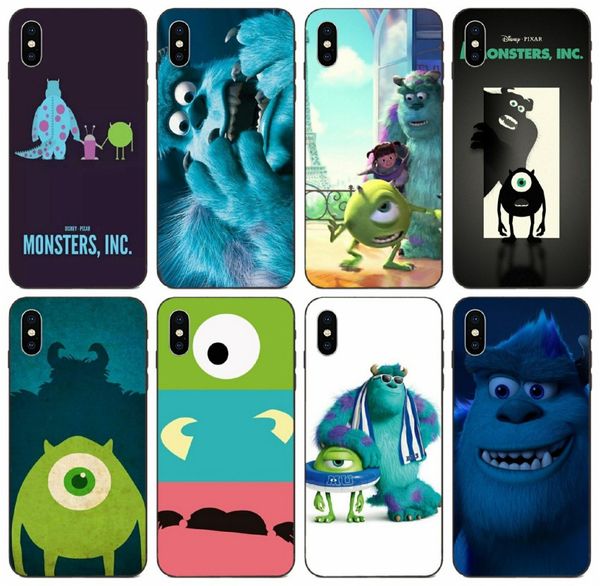 

tongtrade] monsters sulley painted case for iphone 8s 7s 6s 5s plus x xs 11 pro max huawei mate 7 8 9 10 sony xperia xz case