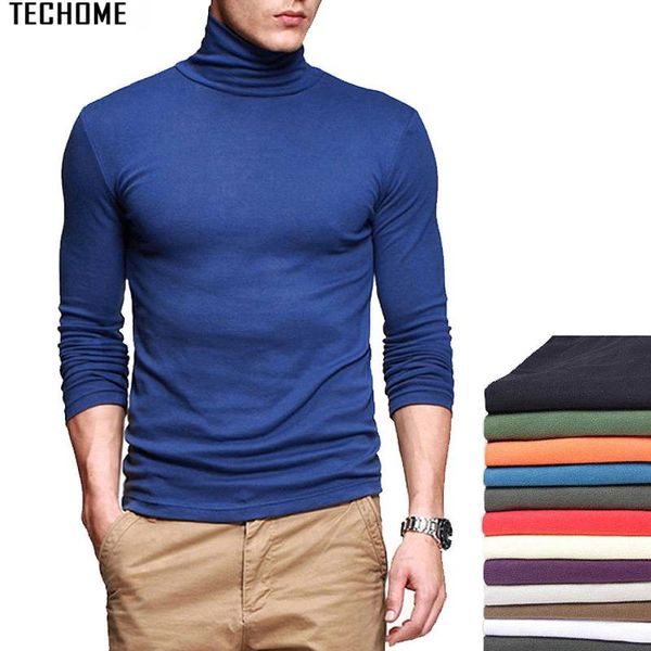 

men fitness tight turtleneck high collar compression shirts bodybuilding sportswear long sleeve gyms t shirt col haut l, Black;brown