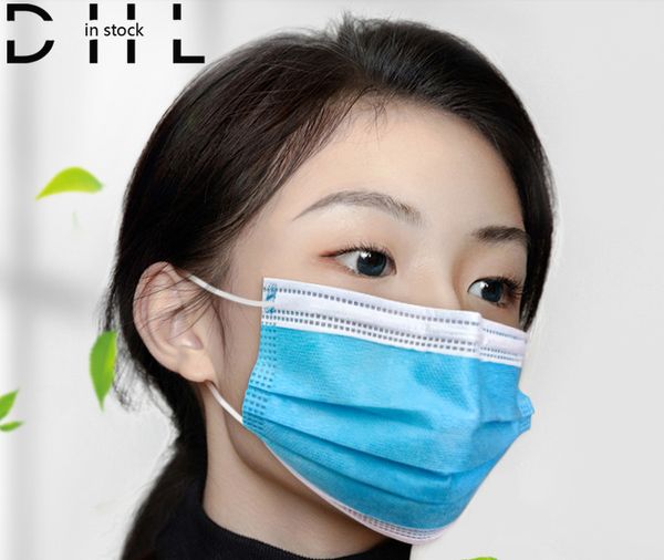 

masks 50pcs medical disposable surgical elastic mouth soft breathable face mask anti dust breathable pink white ramdom sent