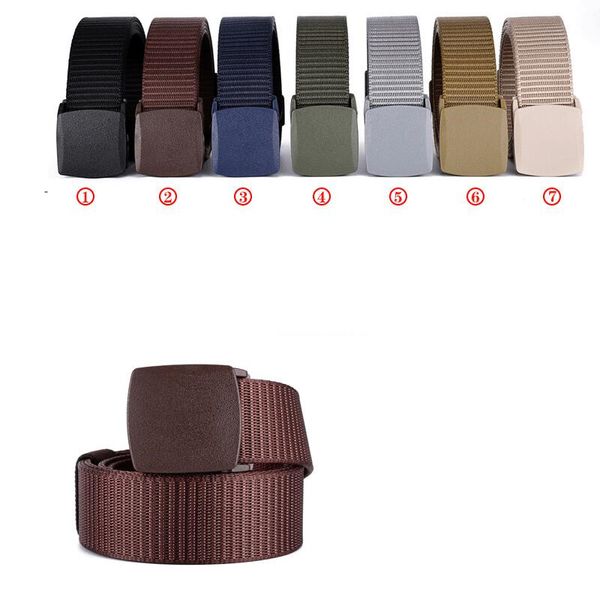 

canvas tactical casual belts men's fashion wild korean thicken long cloth belts male knitted waistband ceintures polyester, Black;brown