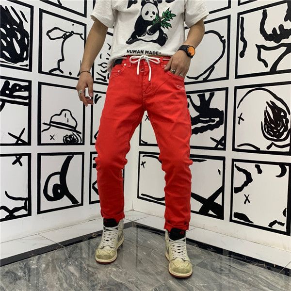 2019 2020 New Fashion Mens Simple Summer Lightweight Jeans Mens