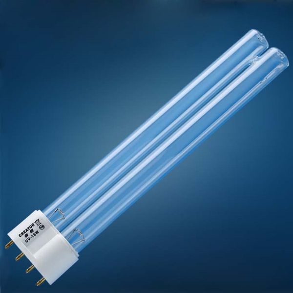 

uv clarifier sterilizer for aquarium fish pond fountain replace bulb, 4-pin 2g11 base uv-c germicidal light