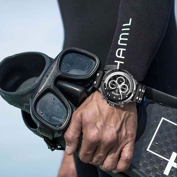 

2020 warterproof watch спортивные силиконовые мужские часы lige top brand роскошные часы мужской бизнес кварцевые часы мужчины relogio mascu, Slivery;brown