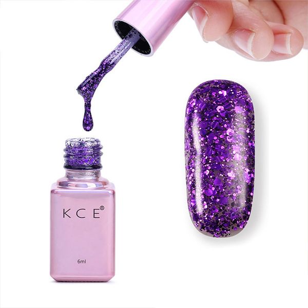 

6ml gel nail polish lacquer primer base paint hybrid varnish gellak nail polish uv purple