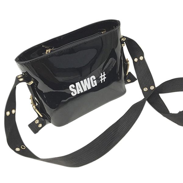 

female bag summer new women's shoulder bag pu port wind messenger female retro