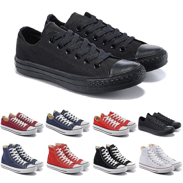 

converse звезды модельер высокая топ повседневная обувь спорта все звезды патрон классический холст обуви кроссовки мужчины женщины скейтбор, Black