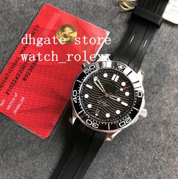 

men's mechanical 42mm vsf automatic cal 8800 v2 diver white 300m co-axial black ceramic base plate dial men's sport steel rubber w, Slivery;brown