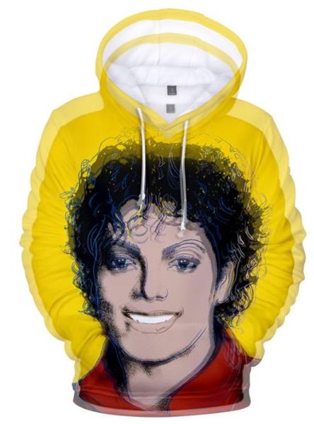 

michael joseph jackson 3d digital print mens hoodies winter fashion pullover long sleeve hoodies mens sweatshirts casual thick, Black