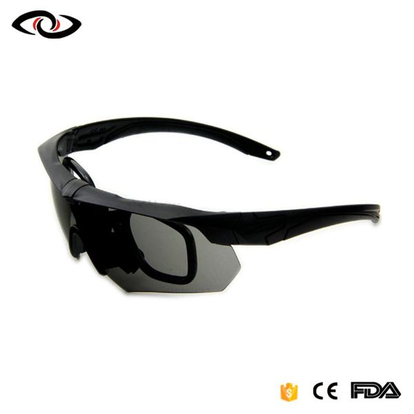 

goggles army sunglasses with 4 lens men shooting eyewear driving sunglasses sports for fishing golf cycling eye wearing