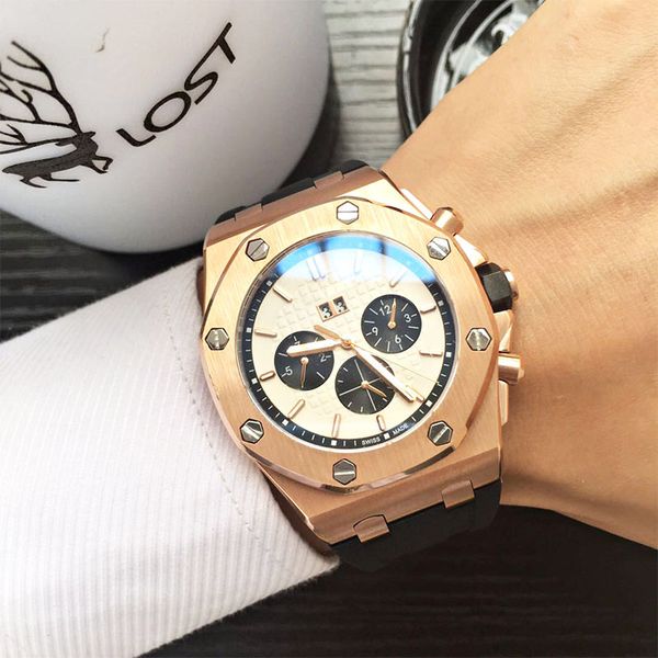 

Горячие Продажи Limited Royal Oak Offshore Diver Автоматические Механические Мужские Часы Рези