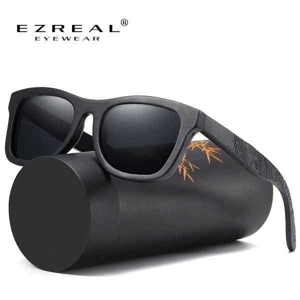 

ezreal wood sunglasses men brand designer polarized driving bamboo sunglasses wooden glasses frames oculos de sol feminino ksupr