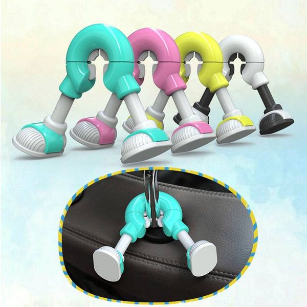 

universal cartoon hook car back seat headrest hanger holder for bag umbrella