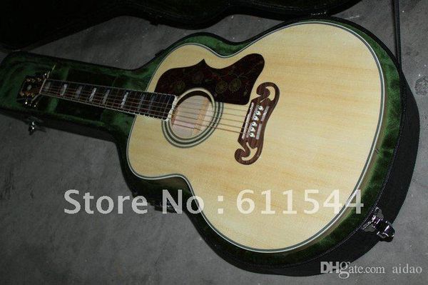 

Free Hardcase + Бесплатная доставка + Natural SJ200 Акустическая гитара SJ200 Музыкальные инстру