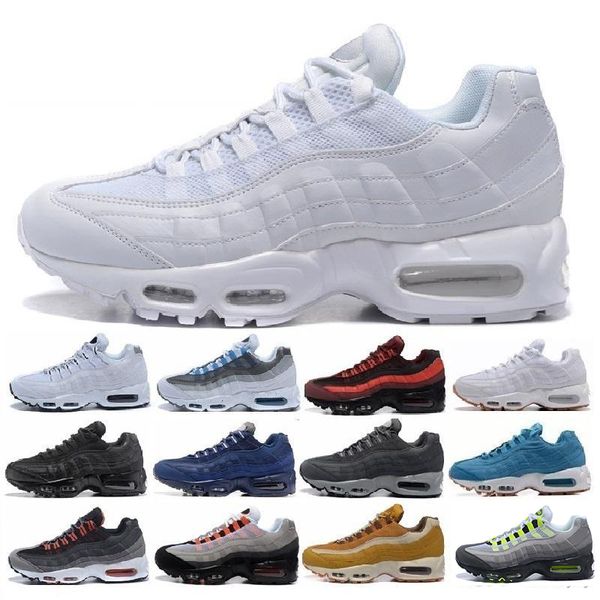 

gym red 95 og mens running shoes university gold bred laser fuchsia gradient white blue classic black sports sneakers 40-45