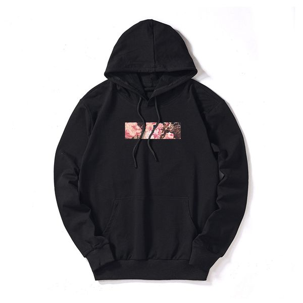 

designer mens hoodies luxury hoodie with floral brand pullovers for mens sweatshirts fashion long sleeves mens with highly quality, Black