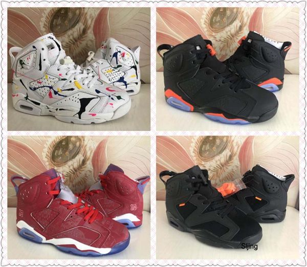 

конструктор мужчины 6 black infrared 2014 баскетбол обувь кроссовки sneaker varsity красный белый женщин людей 6s slam dunk спортивные кросс