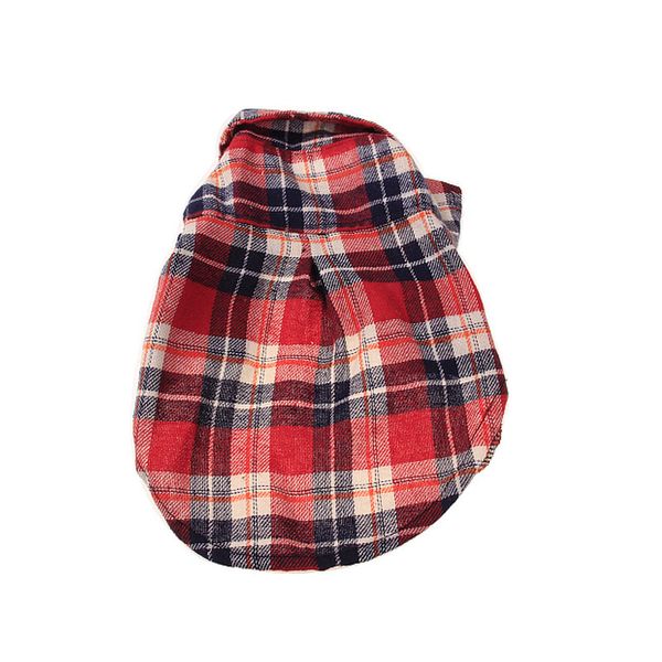 

good brand 2018 pet clothes spring-summer teddy clothes dog plaid shirt dog clothes