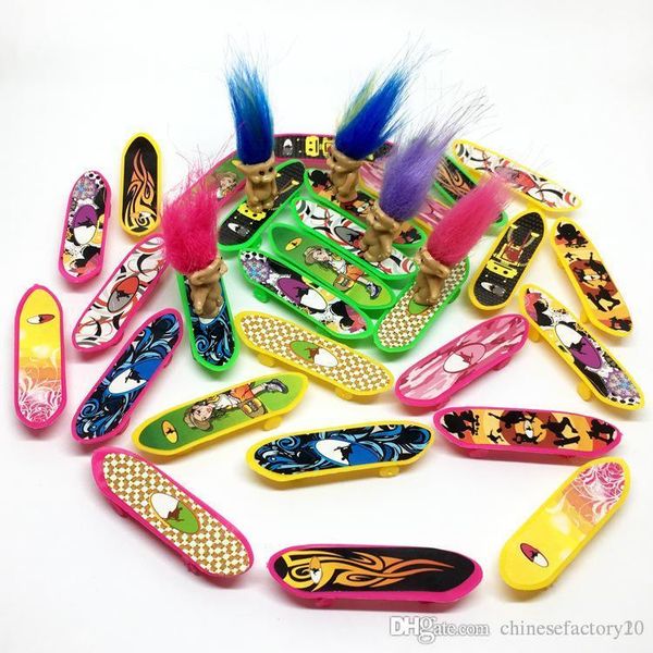 

mini plastic finger skateboard toy four wheel scooter kids hands toys skate slide board outdoor sport