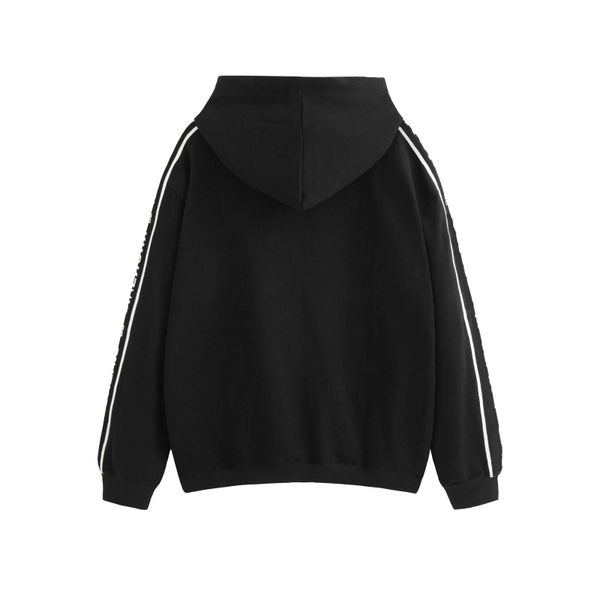 

дизайнер hoodie с буквенным мужским печатным престижной толстовкой тавро перемычка для женщин 19122107x, Black