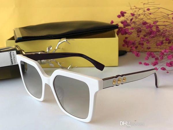 

luxury women brand designer popular sunglasses 0269 charming fashion sunglasses uv protection sunglasses come with package, White;black