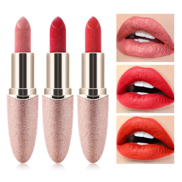 

1newnewglitter lips make up liquid lipstick waterproof long lasting shimmer red lip women lipsticks hot