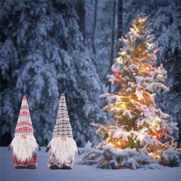 

2019 christmas tomte santa claus dolls xmas tree standing figurine forest ornaments kids christmas gifts toy home decorations