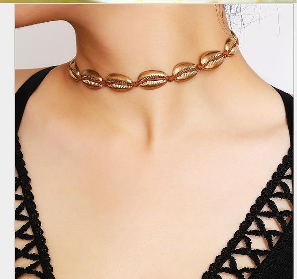 

ювелирные изделия мода baitao ожерелье ручной каскад сплава оболочки ожерелье, Silver