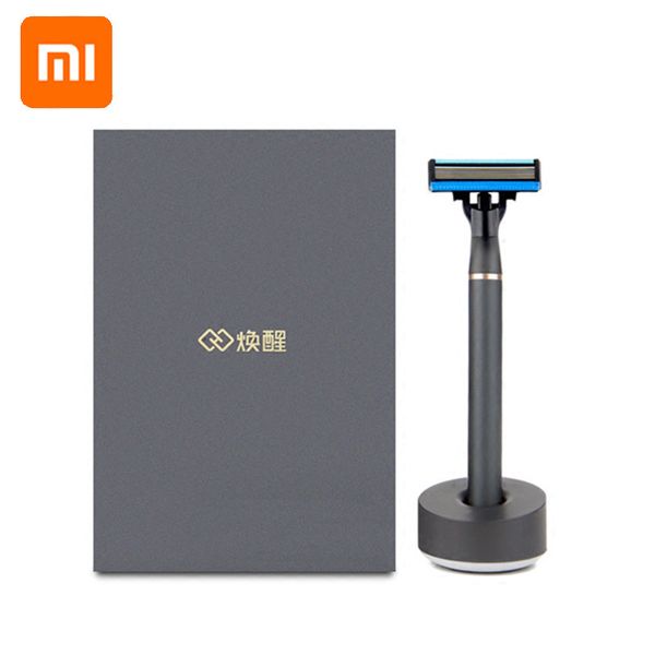 

xiaomi shaver manual beard razor kit magnetic shavings replaceable shaver blade for men women