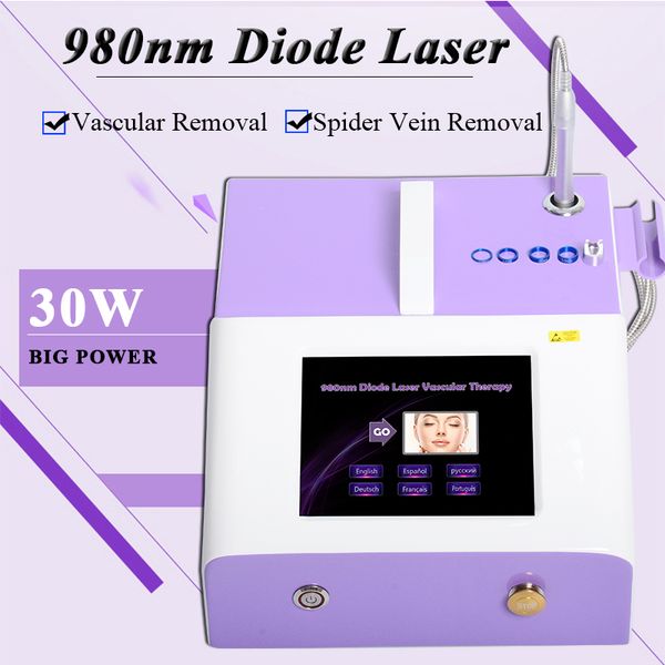 

980nm лазерный диод паук удаление вены машина 980nm красный удаление крови спа-салон оборудование 980nm лазерный диод сосудистое лечение