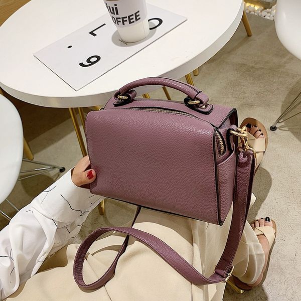 

женская сумка 2020 новая мода простой плечо женщин диагональный крест тела мешок портативных женская сумка