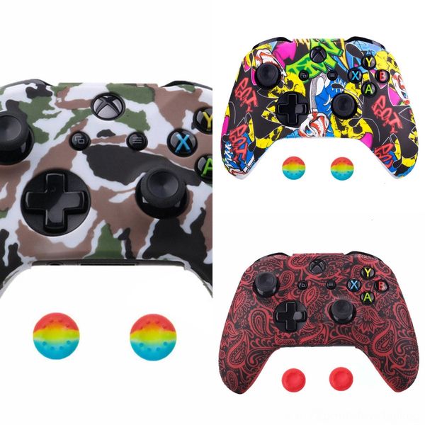 

3qwcb крышка силиконовая резина кожа геймпад защитный чехол soft s pad джойстик аксессуары для microsoft xbox one game controller