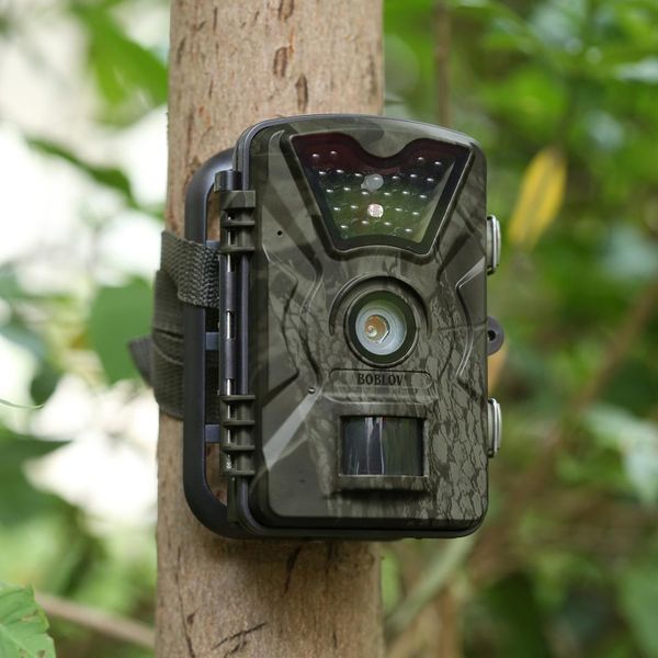 

boblov tc03 12mp 2.4\" tft ip66 waterproof trail hunting camera night vision 24pcs ir led 90 degree wide angle lens hung camera