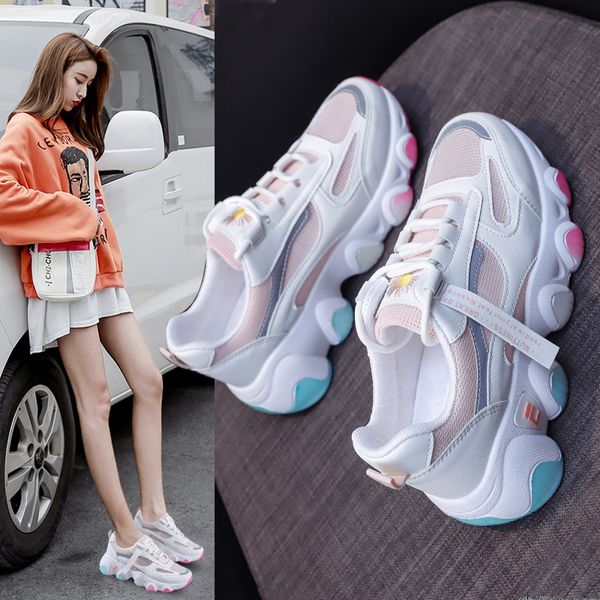 

wedge 2020 sandals ladies shoes summer women's heels suit female beige all-match med breathable woman femme, Black