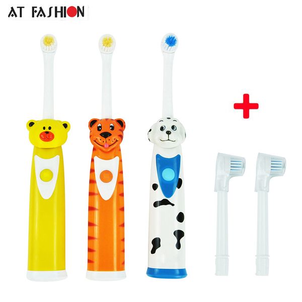 

cute electric toothbrush rotate clean tooth whitening soft bristles with toothbrush holder oral care with replacement head