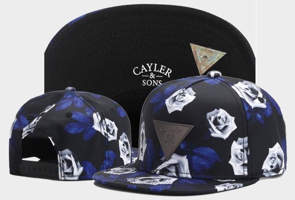 

cayler sons rose metal logo baseball caps brand hip hop for men women bone cap snap back casquette snapback hats2867221, Blue;gray