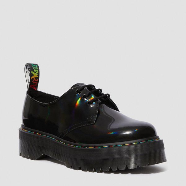 

boots women's low genuine leather 1461 color thick bottomed casual shoes europe and america sho, Black