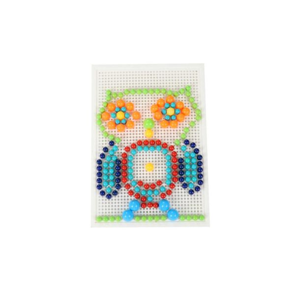 

creative mosaic puzzle toys mosaic mushroom nail kits nail composite picture puzzle children education toys