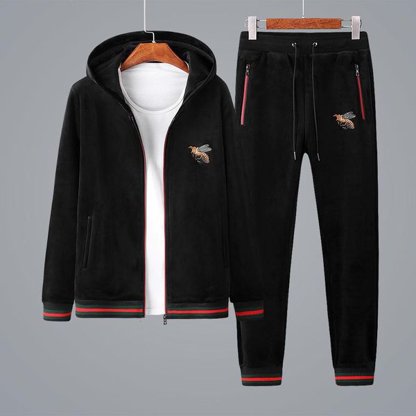 

mens tracksuits mens cashmere hoodie jackets sweatshirt pants trousers 2pcs sets *5d2049b46f616912b4ed01c5, Gray