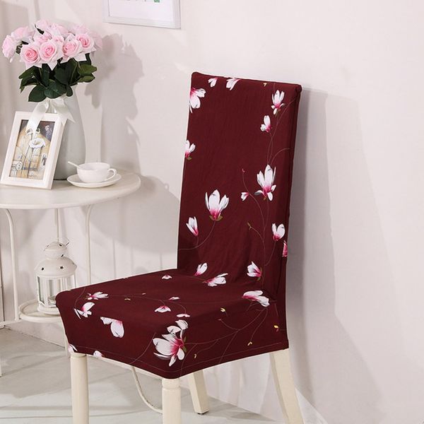 

meijuner chair cover printing flower universal chair case extending seating covers for restaurant wedding banquet decor