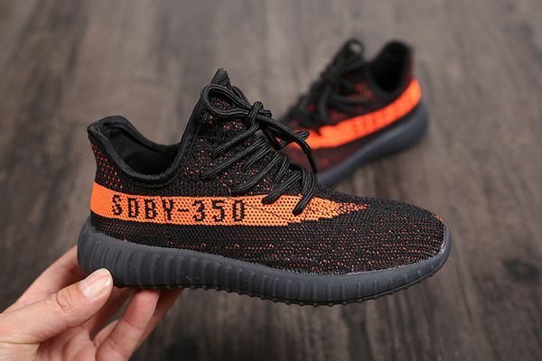 

Новые Дети Кроссовки Дизайнерская Обувь Кроссовки Детские Малыш Kanye West Run Shoes Млад