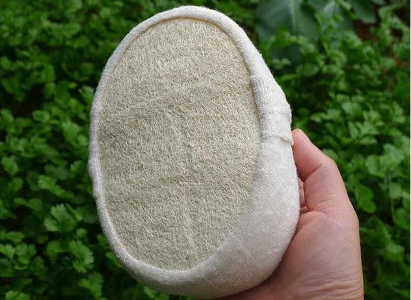 11x16cm Doğal Lif kabağı Luffa Pad Vücut Cilt Eksfoliasyon Scrubber Banyo Duş Spa Sünger Aksesuarları