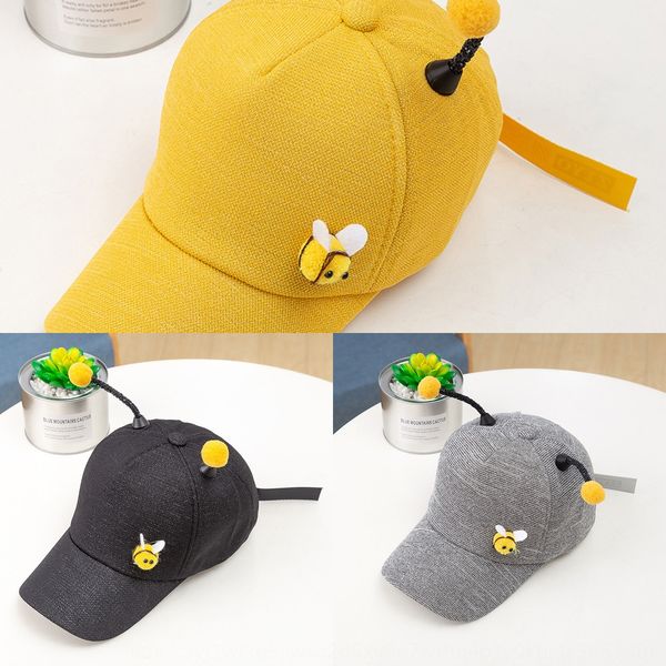 

sunscreen hat baby baby super cute cap boys' and girls' baseball cap children's and children's sunscreen hat autumn 1 li, Yellow