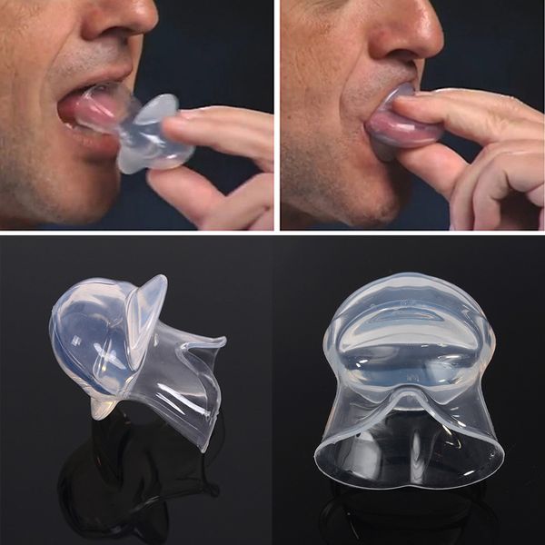 

silicone device tongue night sleep apnea aid snore ser guard anti-snoring device tongue anti snoring tool