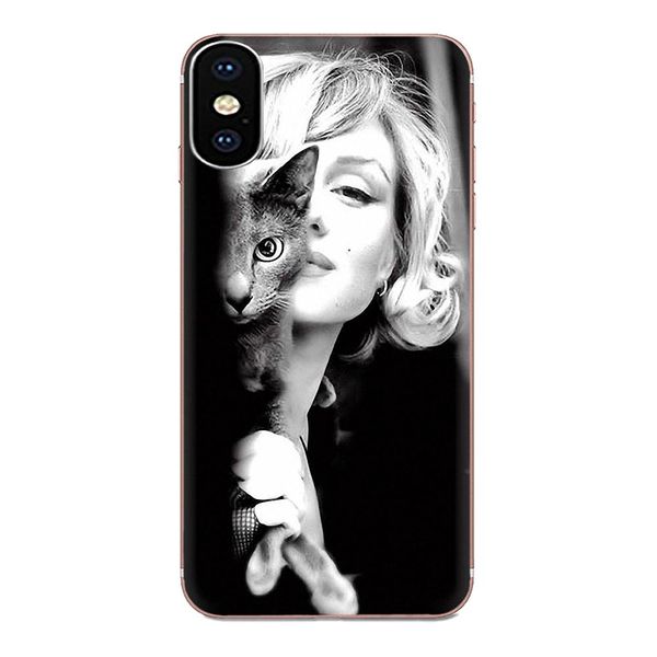 

custom soft bags cases for xiaomi redmi mi 4 7a 9t k20 cc9 cc9e note 7 8 9 y3 se pro prime go play marilyn monroe with a ca