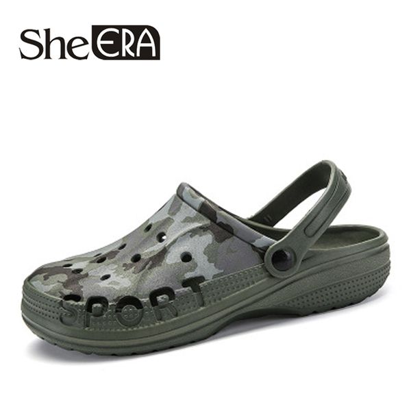 

men sandals new summer style men beach shoes hollow slippers hole breathable flip flops non slip sandals outside, Black