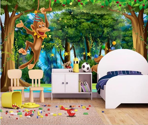 

animal park animal story fantasy forest children's room kids room
