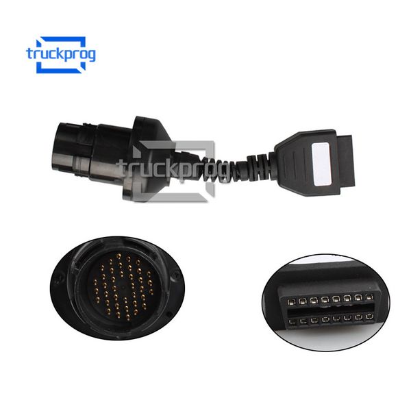 

truckprog 38pin diagnostic adapter cable 38 pin to obd2 interface car diagnostic cable
