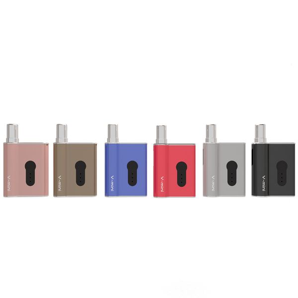 

Authentic V-mini Mod vape battery e cigarettes mods 450mAh Battery Capacity 6 Colors V mini for Cartridges dhl free